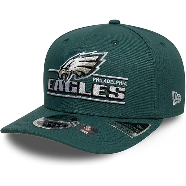 Casquette New Era 9FIFTY Philadelphia Eagles – NFL, Verte Ajustable
