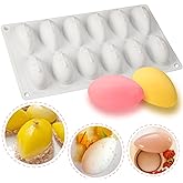 Quenelle Silicone Cake Mold Chocolate Dessert Mousse Ice Cream 12 Cavity 2125-v2-23-9