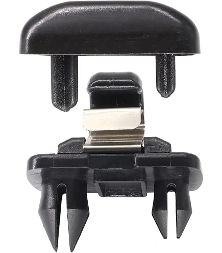 2-Pack Inner Sun Visor Clip For Audi A1 A3 A4 A5 Q3 Q5 S3 S4 S5 TT – Replacement Holder Bracket (Black)