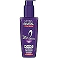 L'Oréal Paris Elvital - Olio per capelli biondi, striati e grigi, neutralizza i toni gialli, colore lucido, colore viola toni