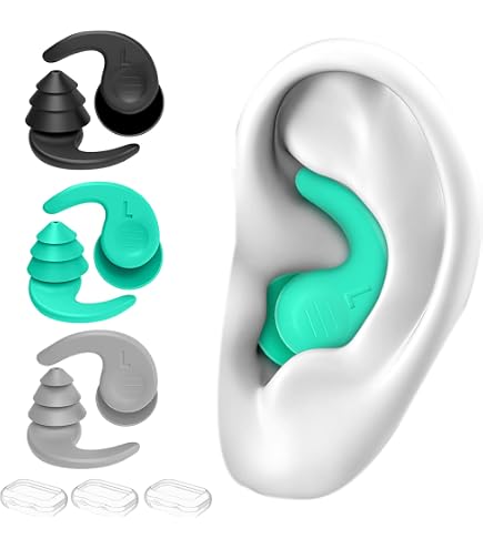 Tappi Per Orecchie Morbidi Riutilizzabili HappyBuys, Cancellazione Rumore 30-40dB, Per Sonno, Studio, Nuoto
