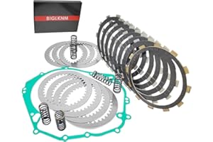 BIGLKNM Clutch Kit Friction Plates & Heavy Duty Springs Gasket for Polaris Predator 500 Outlaw 500 2003 2004 2005 2006 2007