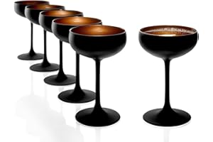 Stölzle Lausitz Elements - Cuenco para champán (cristal, 6 unidades, 1 unidad)