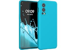 kwmobile Carcasa Compatible con OnePlus Nord 2 5G Funda - Case TPU y Silicona antigolpes - Apto Carga inalámbrica - Glaciar Cool