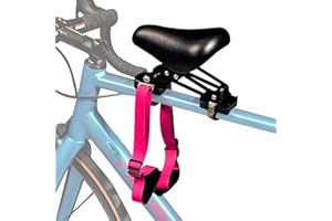 fanelod Kids Seat, Front Mounted Seats for Children, Detachable Cycling Child Seats, Comfortable Kids Moutain Seat, Quick Release Portable Thick Padded Seat with Foldable Footrest for Kids