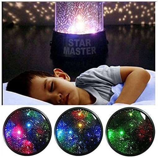swabs LED Modes USB Intelligent Night Light Star Projector Lamp for Kids Room - Image 3