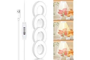 EDENCOMER Pflanzenlampe LED, 192 LEDs Full Spectrum LED Pflanzenlicht, Pflanzenlampe mit 3/9/12H Auto Schalter, 3 Lichter Modi und 6-Helligkeitsstufen, Quad Head Vollspektrum Pflanzenlicht für Zimmerpflanzen