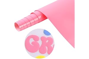 Tintnut Pink Puff Iron on Vinyl - 10" x 6ft 3D Soft Pink Puff HTV Roll Heat Transfer Vinyl Foaming Colorful Puffy Printable Vinyl for T-Shirts DIY