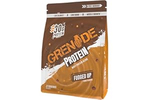 Grenade Whey Blend High Protein Powder, Low Sugar with 30g Protein per Serving, (12 Servings) - Fudged Up, 480 g (Pack of 1)