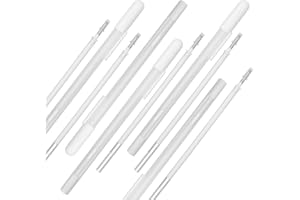 Popuppe 10 Pcs White Gel Pens Set, White Line Drawing Pen 0.8mm Fine Point Gel Pen Set Sketching Pens Highlight Pens for School Artists Dark Papers Art Design Supplies(5 Pens & 5 Refills)