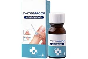 RURUNKLEE Pansement liquide, 10 ml, pour réparation active de la peau, colle cutanée pour plaies, colle imperméable pour la peau pour rayures, plaies et coupures mineures