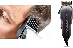 DRIWEI Tagliacapelli Elettrico Rasoi Capelli Regolabile Valigetta Unisex Adulti e Bambini 10W