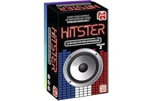 Hitster 100% Chanson Française– Jeu de société et d’Ambiance– Jeu Adultes– Redécouvrez 100 Ans de Hits musicaux français– A Jouer en Famille et Entre Amis– 2 à 10 Joueurs– Dès 16ans