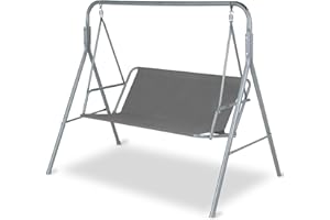 AXPQHL Funda De Asiento De JardíN Para Columpio, Cubierta De Repuesto Para Columpio De Patio De 600d Oxford Engrosada Funda Para Asiento De Columpio De JardíN Impermeable Para Silla (138*50*50cm,Grau)