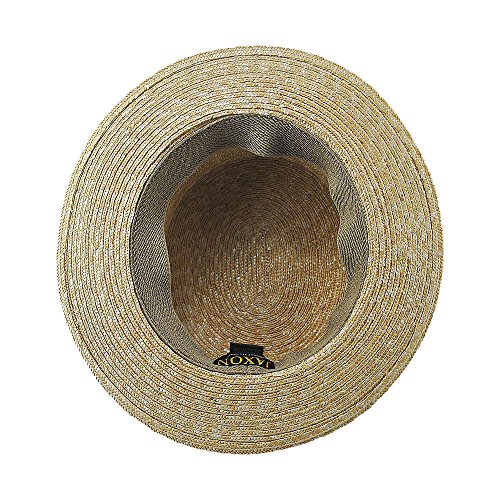 Jaxon Hats Straw Boater Hat - Black Band Natural LARGE