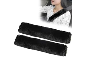 VJUYSW 2 Packs Coussinets de Ceinture de Sécurité pour Voiture, Coussinets Universels de Ceinture de Sécurité, Coussinets Souples de Protection de Ceinture de Sécurité