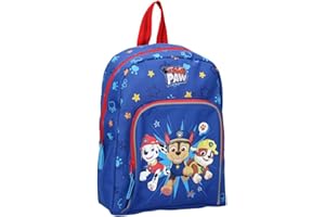 Vadobag Psi Patrol plecak dziecięcy z Marshall Chase Rubble, 30 x 25 x 9 cm, niebieski, niebieski, 30 x 25 x 9 cm