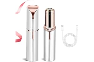 Journeyside Facialdepiladora Facial Mujer, Suave e Indolora Depiladora Facial, Recargable por USB Depiladora Facial Mujer, Diseño Ultrasilencioso, Ideal Para Labios y Rostro,Blanco