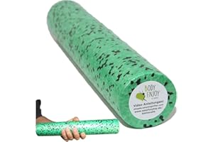 EASY FOXY TOY Mini rullo fasciale per massaggio piedi, mani e testa Ø6 cm x 33 cm, rullo in schiuma fasciale piccolo per quando sei in movimento, durezza media, rullo massaggiante per alleviare la tensione