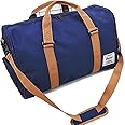 Nyganmelloz Gym Duffel Bag with Shoe Compartment, Large Capacity, Multi Pocket, Blue