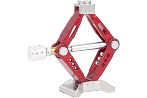 CAREDY Jack Stands, Car Jack Truck Jack Car Jack Stand Jack Stands Scissor Jack RC Car 1:10 Scale Adjustable Metal Scissor Jack Tool Part Accessory for RC Crawler