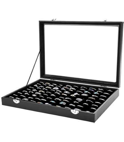 Scatola Organizer Per Collane Con Coperchio Trasparente - Foto 7