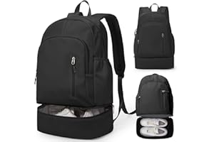 VENATIN Gym Rucksack damen Sportrucksack mit Schuhfach und Nasstasche,Wasserdichter Freizeitrucksack Sportrucksack Sporttasche für Schwimmen Yoga