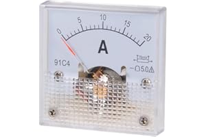 ‎SOURCING MAP sourcing map 1 Stk Analoger Stromzähler 91C4-A Amperemeter für die Schaltungsprüfung DC 20A DE de