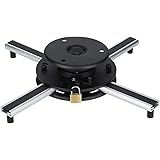 celexon projector ceiling mount universal PS Ultraflat - Ultraflat beamer mount - 20kg capacity - black - 62mm high - 360°