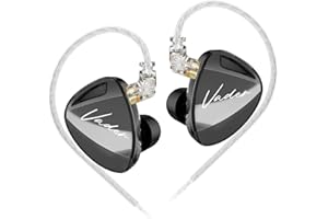 KZ Vader in-Ear Monitors, Professional Noise Isolating Triple Driver IEM with 4 Tuning Switches, Clarity in All Frequency Stereo Sound Comfortable Earphones for Stage and Studio (Rule, Nomic)
