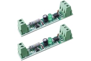 Fasizi 2PCS AC 220V Microcontrollore Ttl Livello di Isolamento Optoaccoppiatore Modulo SCM Testing Board per PLC 1 Canale