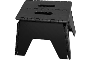 ARASO-UK LTD ARASO-UK Small Folding Step Stool Small Kitchen Step Tool for Kids Adults Lightweight Space Saving Easy Folding Stool Portable Foot Stool