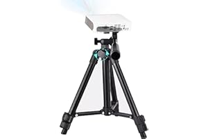 TronicXL 30-60 cm Trépied de table pour projecteur compatible avec les projecteurs Nebula Capsule Philips WiMiUS Horizon Pro Elfin Halo MOGO