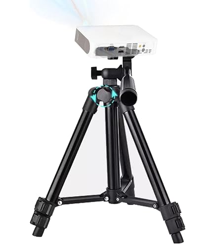Support De Projecteur Bureau Hauteur Réglable 30-46cm - Rotation 360°, Base Antidérapante, Capacité 5kg