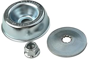 QOXEZY Kit de fixation d'écrou de lame en métal pour FS350 FS360 FS400 FS410 FS450 débroussailleuse tondeuse à gazon Kit de fixation Accessoires