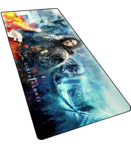 ITBT Mouse Mat God Of War 800x300mm Anime Mouse Pad, Keyboard Mouse Mats, Extended XXL Large Professional Gaming Mouse Mat With 3mm-Thick Rubber Base, For Computer PC,A