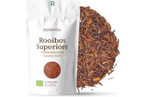 REPLANTEA CUIDAMOS TU NATURALEZA ROOIBOS BIO Superiore 100g (50 Tazze) | Tè Rooibos Sfuso Biologico con Grande Aroma e Gusto Delicato REPLANTEA®