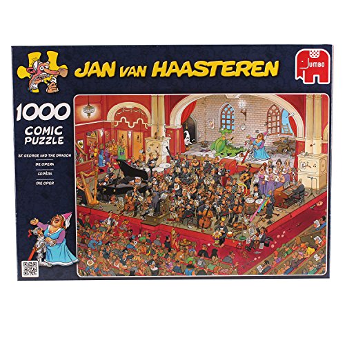 Preisvergleich Produktbild Jumbo 17214 - Jan van Haasteren - Die Oper, 1000 Teile