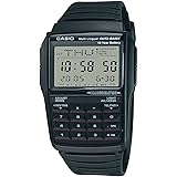 Casio Men's DBC32-1A Data Bank Black Digital Watch, White, DBC-32-1AV