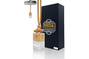 IKEDA SCENTS Car Air Fresheners for Men | Air Fresheners with Odour Eliminator Technology | Long Lasting Fragrance Car Accessories for Men | Strong Scents Perfume Diffusers (10ml Coconut)