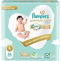 Buy Pampers Premium Care Pants, Large size baby diapers (L), 88 ...