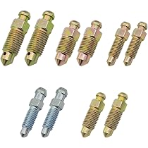 Vis De Purge D'étrier De Frein Brembo M10x1 - Tête Hexagonale 10 Mm, Kit De 2, Neuves