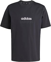 Adidas Men's Essentials Linear Single Jersey Tee