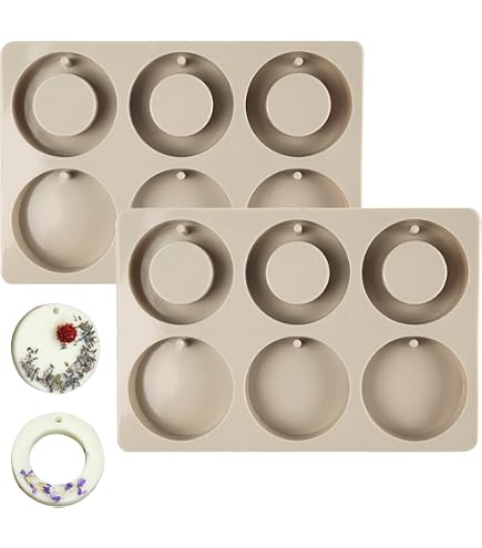Stampi In Silicone Per Sfere Di Resina – 3 Pezzi Da 8, 10 E 12 Cm, Base Inclusa