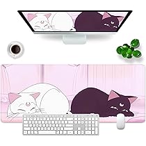 DOBAOJIA Gaming Mouse Pad XXL 800 x 300mm, Toetsenbord en Muismat, Desktop Computer Muismat, anti-mors oppervlak en anti-slip basis