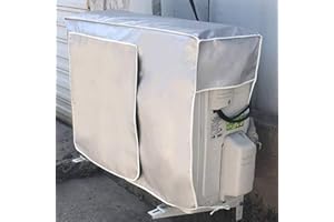 HEIBTENY Oxford Housse de Climatisation Extérieur - Étanche, Anti-poussière, Anti-neige pour Climatiseur 1-1,5P