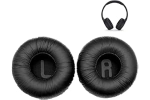 RRICHH Replacement Headphone Pads Wireless Headphones 70mm Headphone Earpad Covers Compatible with JBL Tune 600BT T520BT T510BT T500BT T450, Ear Cushions Round Soft Sponge Replacement Ear Pads(2 Pack)