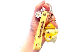 BODAMIA Cartoon Anime Doll Keychain Cute Bag Pendant Personality Car Accessories Creative Small Gift