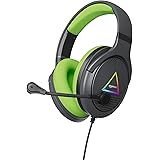 Amazon Basics 7.1 USB Gaming Wired Over Ear Headphones with Mic | Virtual Surround Sound | 50mm Driver | RGB LEDs (Black - Gr