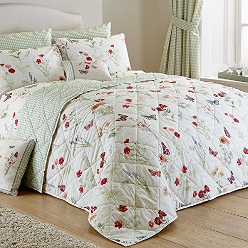 Country Journal Bedspread (229 x 195 cm) in Multi by Dreams n Drapes Curtina